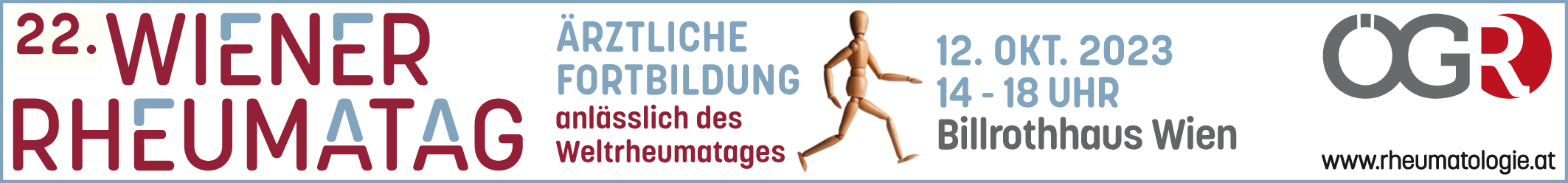 22. Wiener Rheumatag - Ärztliche Fortbildung