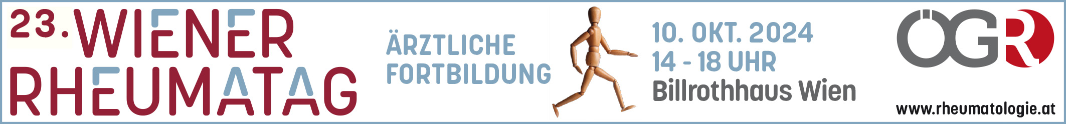 23. Wiener Rheumatag - Ärztliche Fortbildung