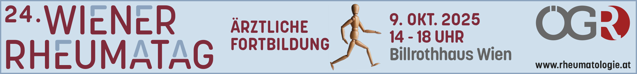 23. Wiener Rheumatag - Ärztliche Fortbildung