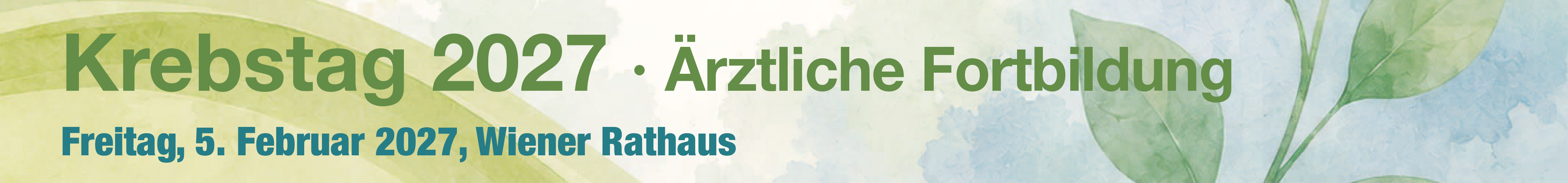 Krebstag 2027 - Ärztliche Fortbildung