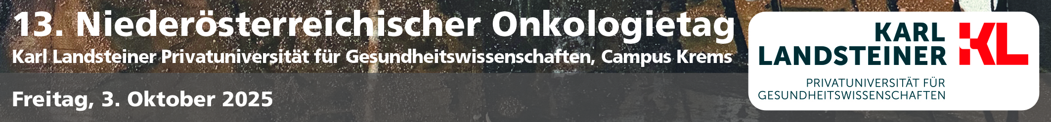 13. Niederösterreichischer Onkologietag